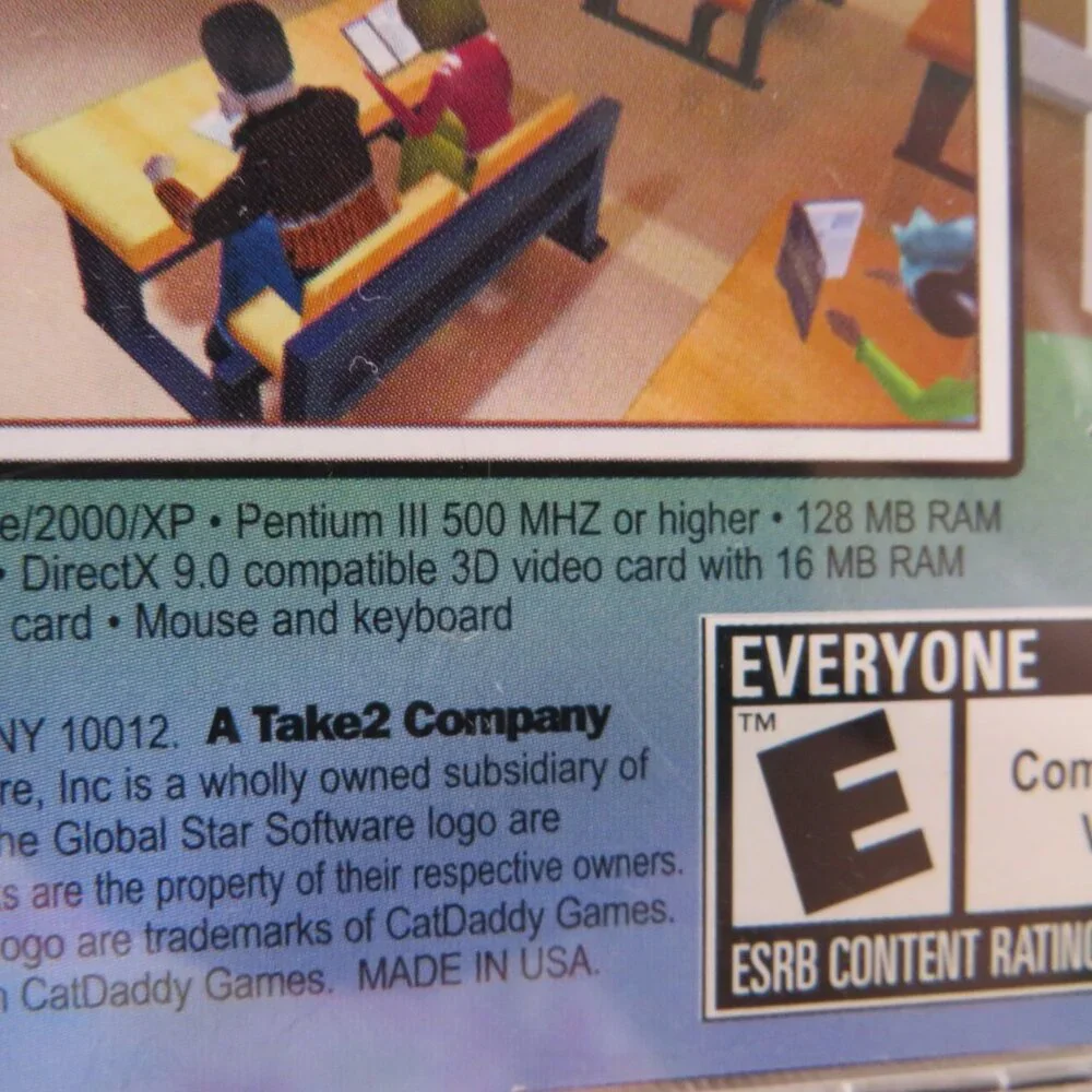 School Tycoon Computer Game OUT OF DATE SOFTWARE